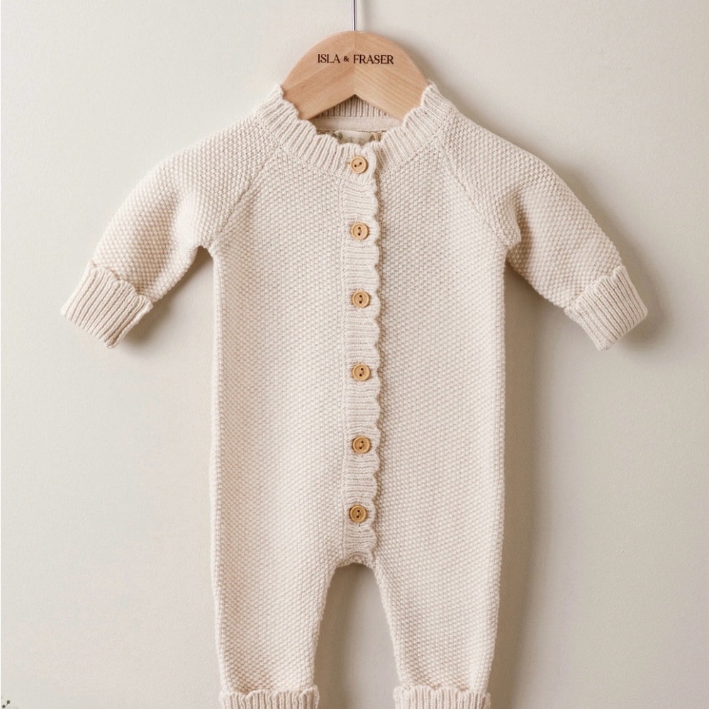 Isla + Fraser Organic Cotton Knit Baby One Piece